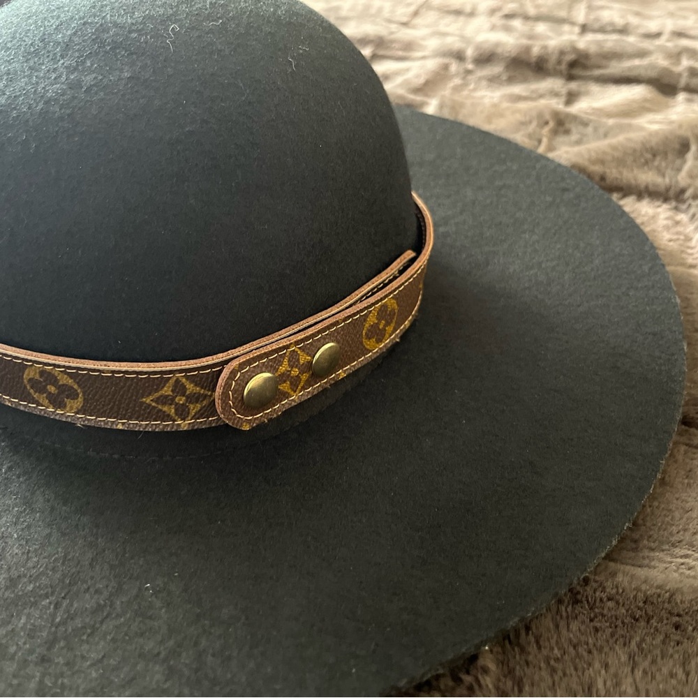 Louis Vuitton Upcycled Hat Belt with Hat